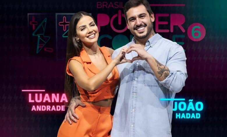 Luana Andrade e João Haddad estavam noivos e participaram do Power Couple Brasil