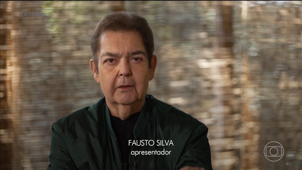 Faustão homenageia Silvio Santos no Fantástico