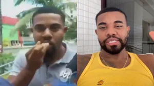 Davi Brito ri e come pipoca após depor sobre ameaças