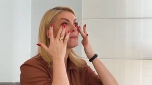 Ana Hickmann se emociona e chora ao falar do estado de saúde de Edu Guedes