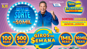 Confira o resultado semanal da Tele Sena