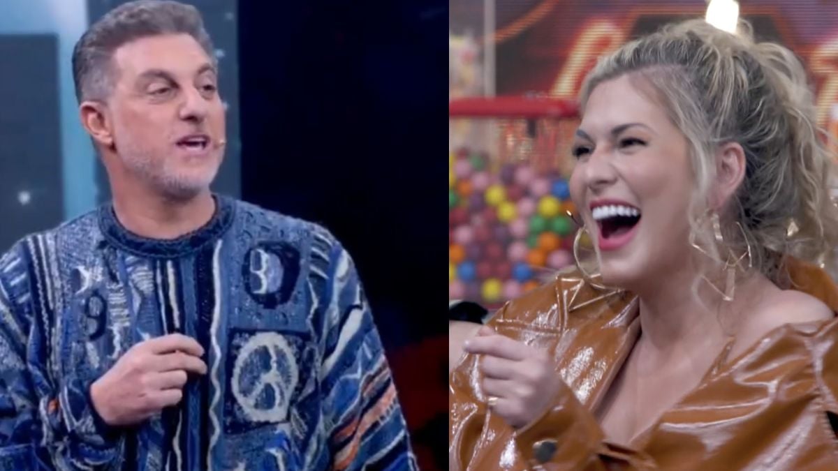 Luciano Huck e Lívia Andrade (Reprodução: Globo)