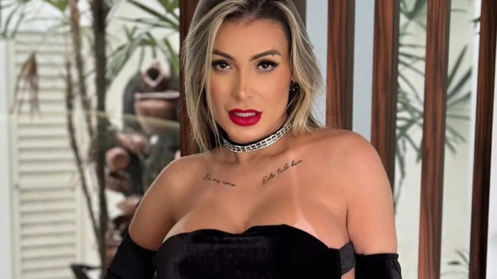 A imagem mostra Andressa Urach
