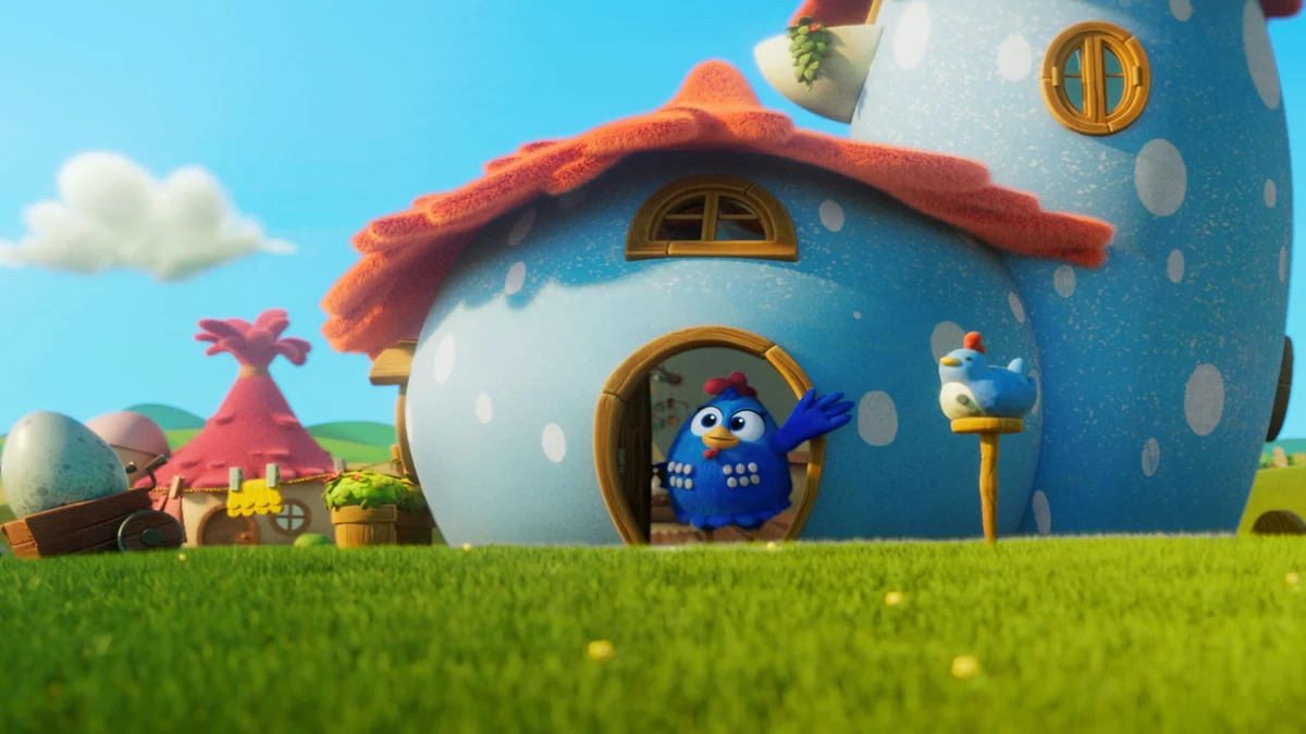 Imagem mostra personagem de 'Galinha Pintadinha: O filme'