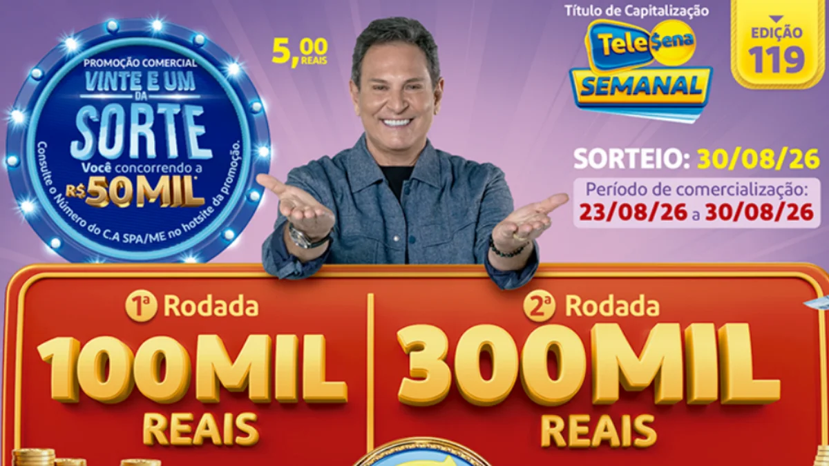 Confira os números da Tele Sena Semanal